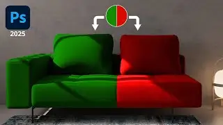 How to Change Colors of ANY Object in Photoshop 2025 (Fastest Way)