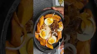 Famous Ghanaian Street Food | Gob3 Recipe | Beans & Ripe Plantain #ghanafood #ghanianfood #ghfood