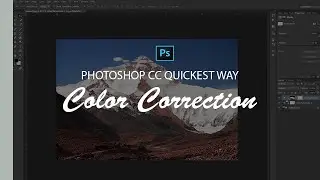 Quickest Way to Color Correct In Photoshop CC - Using Hue & Saturation