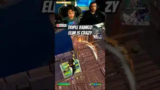 triple ranked elim is crazy 🔥 #fortnite #romike2013