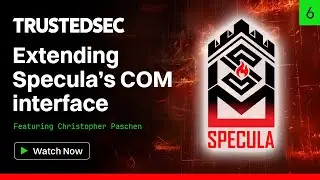 Specula – Extending Specula’s COM interface (Video 6)