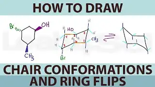 How to Draw Cyclohexane Chair Conformations and Ring Flips