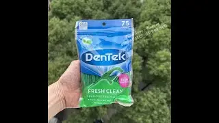 Tăm chỉ nha khoa Dentek fresh clean 75 chiếc