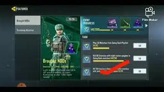KILL 20 Enemies in Going Dark Playlist matches with perk Dead Silence equipped #CODM
