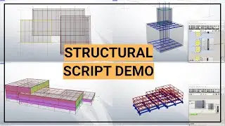 Structural scripts. Automation for faster, modelled workflow in Engineering and Architecture.