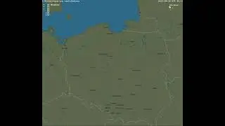 Silne burze zmierzają na wschód  Układ MCS nad Polską