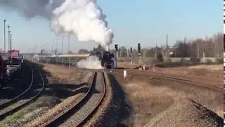 Fotozug mit Dampflok  03 2155 - 4 , Oebisfelde     (2 0 1 9)