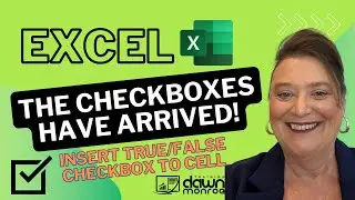 Checkboxes Arrive in Excel