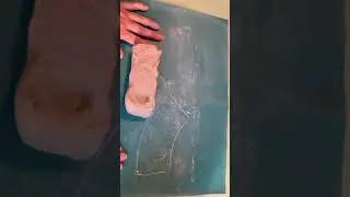 Rolling a coil with clay