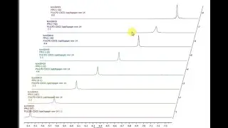 How to stack NMR spectra in mestronova
