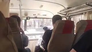 Ikarus - 55 Lux по Лиговскому проспекту от ТЦ Галерея до обводного канала