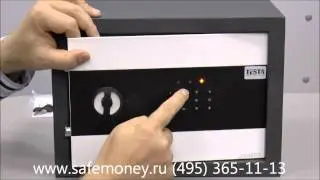 Сейф Testa ST-25 EL черно белый