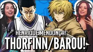 O HENRIQUE MENDONÇA É O REI DE VINLAND SAGA - THORFINN (Laços de Sangue) e BAROU (Blue Lock)