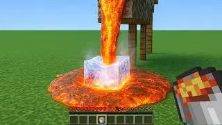Realistic Ice vs Lava in Minecraft (8-Minute Real Life Compilation)