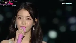 IU - Through the Night + Dear Name 171202 2017 MelOn Music Awards Sub español LIVE