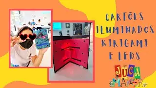 💡CARTÕES ILUMINADOS, KIRIGAMI E LEDS  #shorts