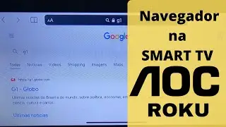 Smart TV AOC COMO UTILIZAR NAVEGADOR NA ROKU TV USANDO O CELULAR 📲