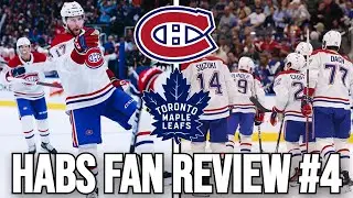 HABS FAN REVIEW #4 - AMAZING COMEBACK & SUZUKI OT WINNER (MONTREAL CANADIENS VS TORONTO MAPLE LEAFS)