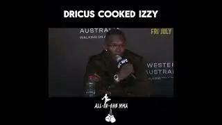 Yeah whatever that means… Dricus Vs. Izzy. 