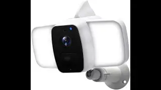 Security Floodlight Camera, Wireless Security Camera Outdoor, Home WiFi Battery Camera