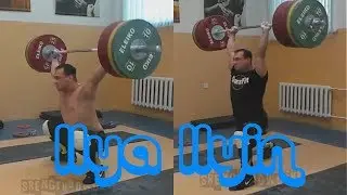 Ilya Ilyin KAZ weightlifting training session