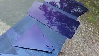 Покраска электро фэтбайка в Super BlueViolet хамелеон от магазина Air-master
