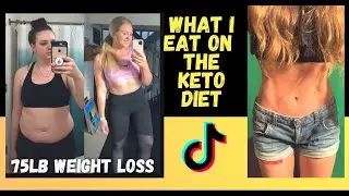 Freelee reacts to TikTok What I Eat In A Day Keto 75lb weight loss (#3)