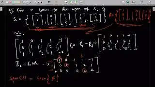 How To Find The Basis of a Vector Space | Basis of a set of vectors | Linear Algebra