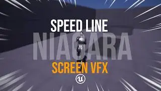 Speed Line VFX Unreal Engine Preview