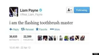 One Direction funny and cute tweets (this is a very boring video and its super short so don't watch)