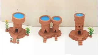 DIY mini clay house
