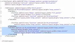 Android Application Development Tutorial   111   TableLayout and Intro SQLite Database