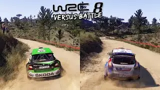 WRC 8 | Skoda Fabia R5 vs Ford Fiesta R5 | Rally Italia