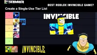 I Tried Every INVINCIBLE Roblox Game & RANKED Them from BEST To WORST! - Invincible Tier List