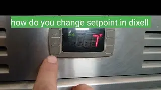 how to change the dixell set point | dixell controller setpoint setting