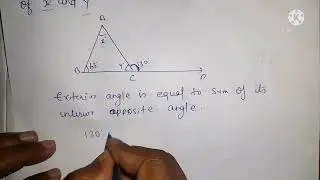 in the given figure alongside, find the value of x and y