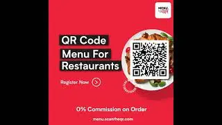 Qr Code Menu for Restaurant|QR Code Menu|Scanthrqr Menu