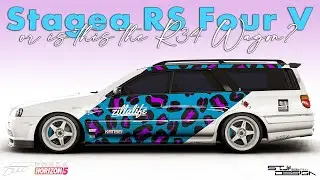 Stagea RS Four V - Zillalife - Forza Horizon 5 Design | Speedart