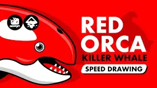RED ORCA || INKSCAPE DRAWING || AZAZYN