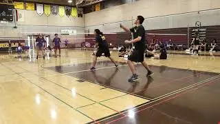 Doubles V2 4/6/22 | Gunderson vs Santa Teresa | BVAL Badminton