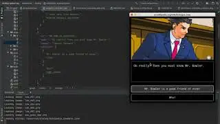 Visual novels with Pygame #1: First version