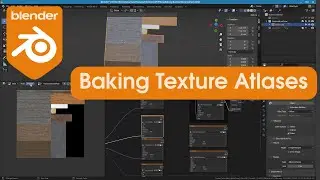 Blender 3.4 - Baking Texture Atlases Tutorial