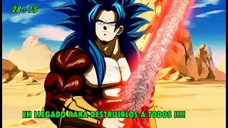 capitulo 90 | Goku Akuma el Saiyajin renacido | Akuma Llega Al campo de la Batalla