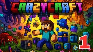 Starting CRAZY CRAFT in 2025 – Chaos, Mods & Mayhem Begin!
