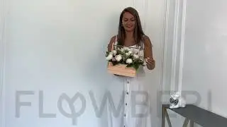Пионы в ящике на сайте FlowBeri №4