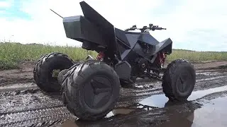 Tesla Cyberquad homemade new engine