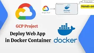 How to Deploy Web App on Docker Container || GCP Hands-on Project
