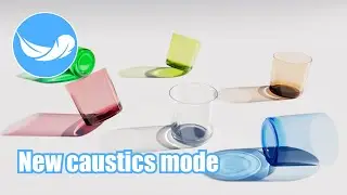 How to use new Caustic mode in Light Tracer Render 2.6