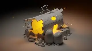 Домик шамана в Blender (часть 2/3)