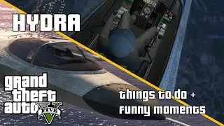 GTA V: Things to do with the Hydra & funny moments